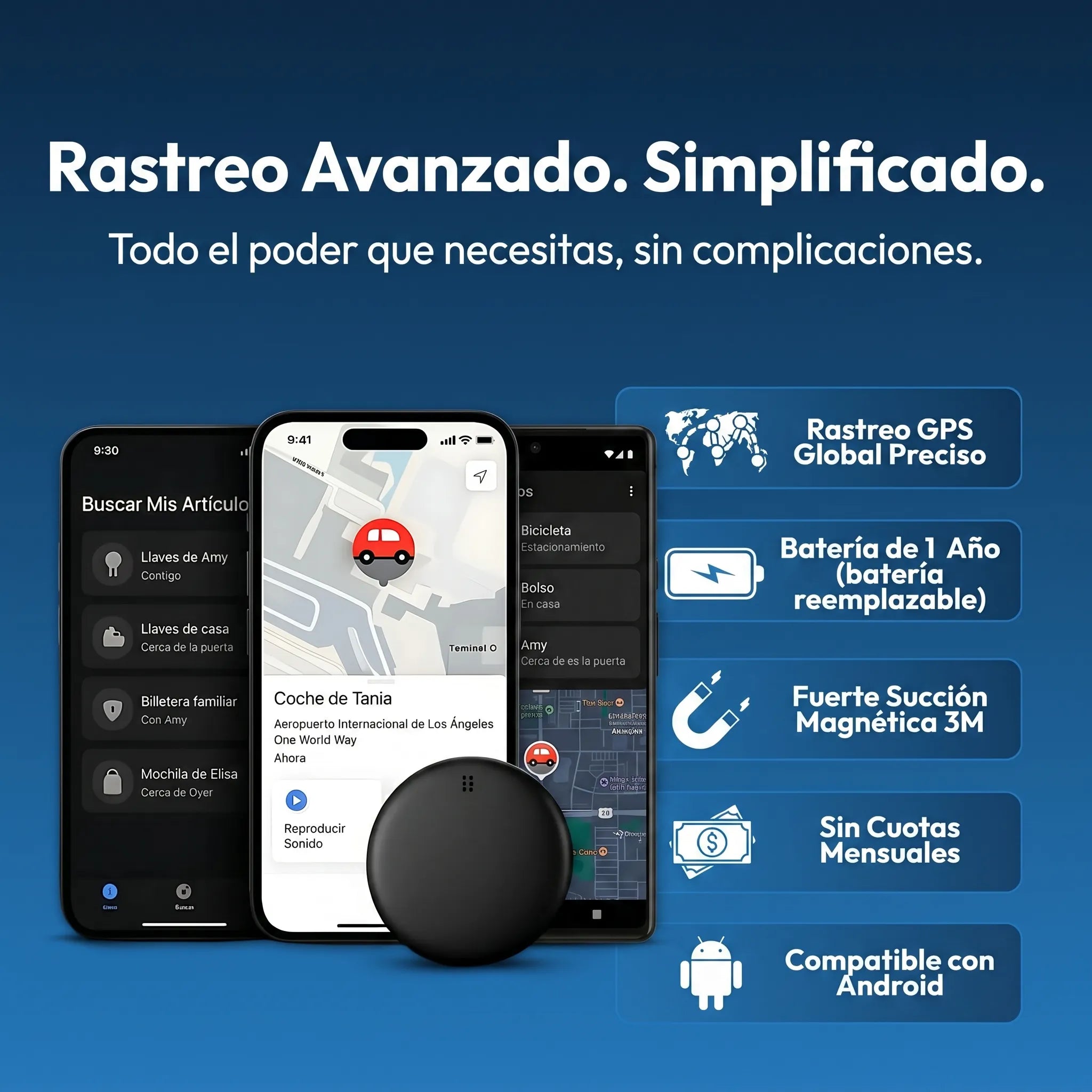 Trackly Pro — GPS Vehicle Tracker, 24-Month Battery